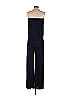 Veronica M. Solid Blue Jumpsuit Size S - photo 2