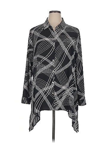 JM Collection Long Sleeve Blouse (view 1)