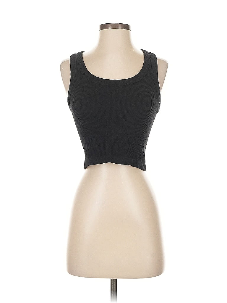 Click to view more detailed imagery on our partner's website Pre-owned Abound Tank Top Black Strapless Neckline Tops