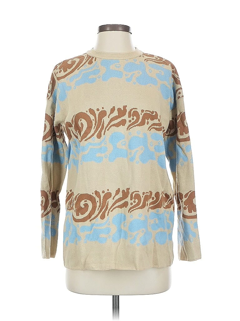 Pre-owned Assorted Brands Pullover Sweater In Brown