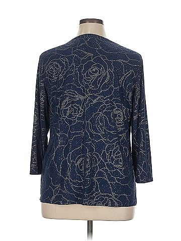 JM Collection 3/4 Sleeve Top (view 2)