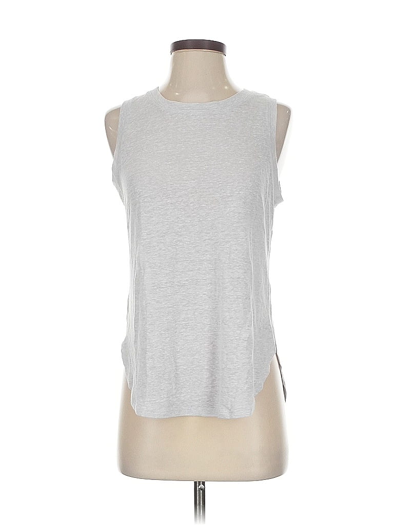 Pre-owned Banana Republic Sleeveless T-shirt In Silver