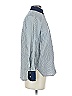 J.Crew 100% Cotton Chevron-herringbone Blue Long Sleeve Button-Down Shirt Size 0 - photo 4