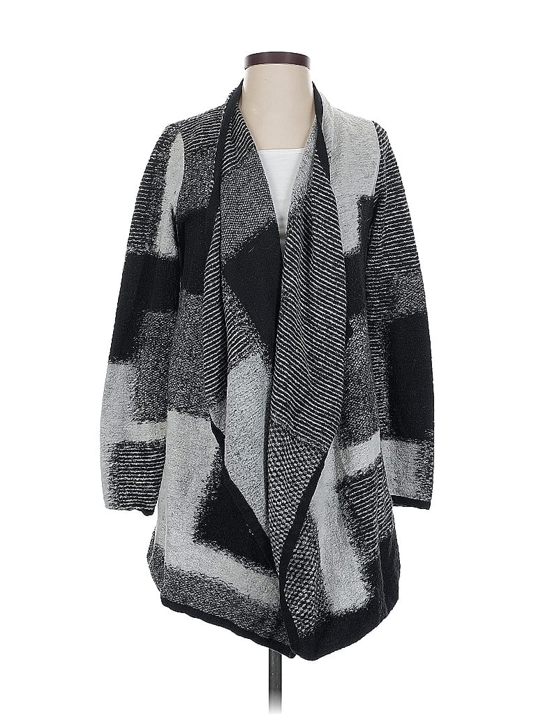 Pre-owned Lucky Brand Cardigan Sweater In Gray