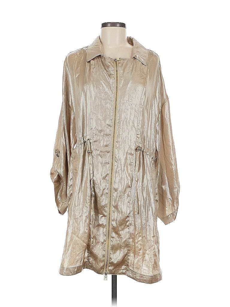 Pre-owned Marc New York Andrew Marc Casual Dress In Silver