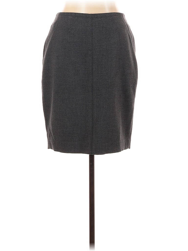 Pre-owned Ann Taylor Loft Formal Skirt In Gray