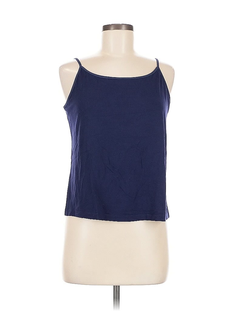 Pre-owned Talbots Tank Top Blue Halter Neckline Tops