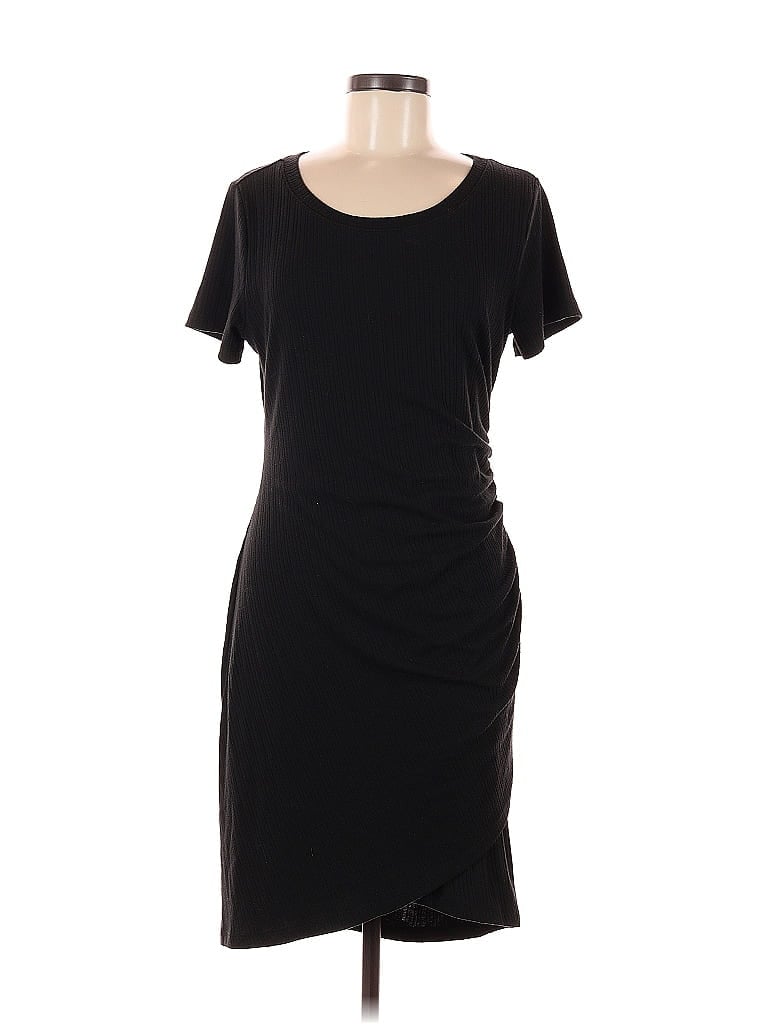 Pre-owned Inc International Concepts Casual Dress In Black