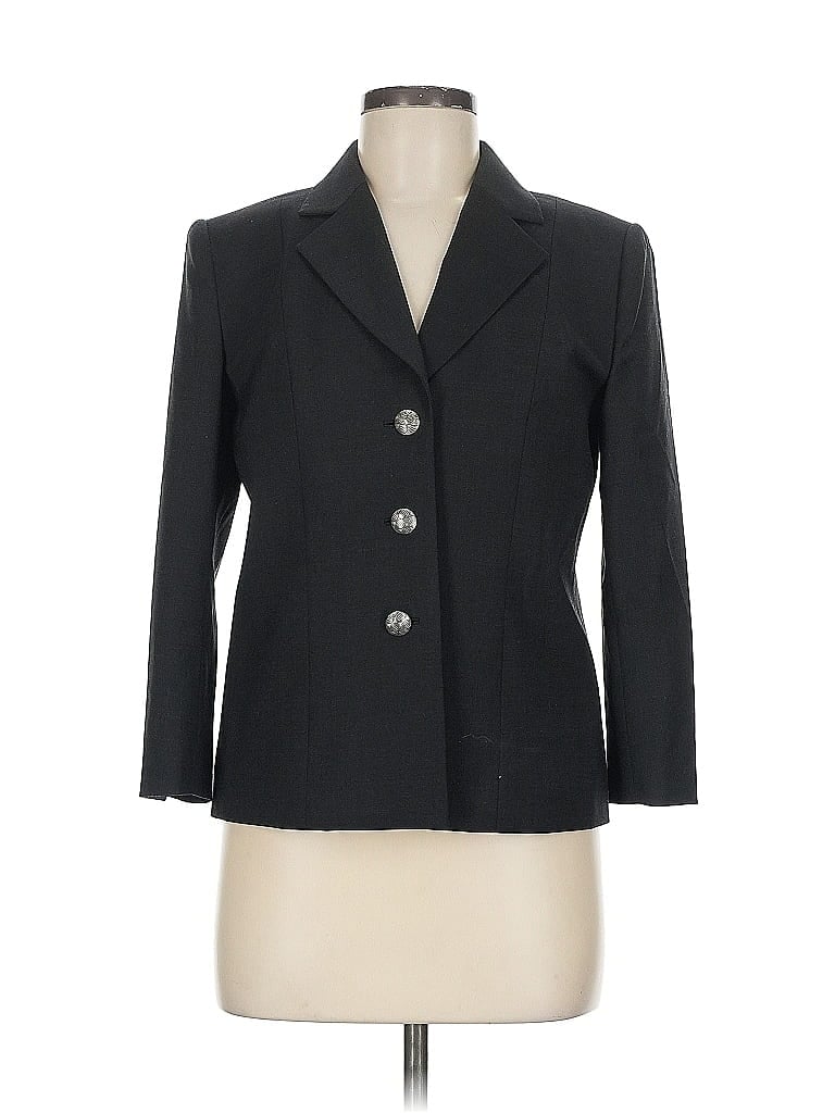 Pre-owned Assorted Brands Blazer Jacket In Black