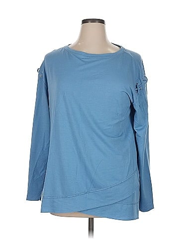 Zenergy by Chico's 3/4 Sleeve T-Shirt (view 1)