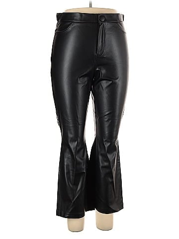 Zara Faux Leather Pants (view 1)