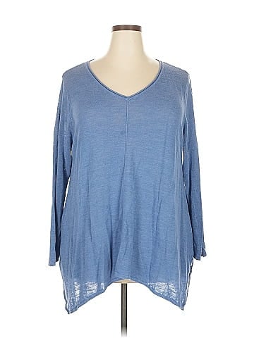 Soft Surroundings 3/4 Sleeve Top (view 1)