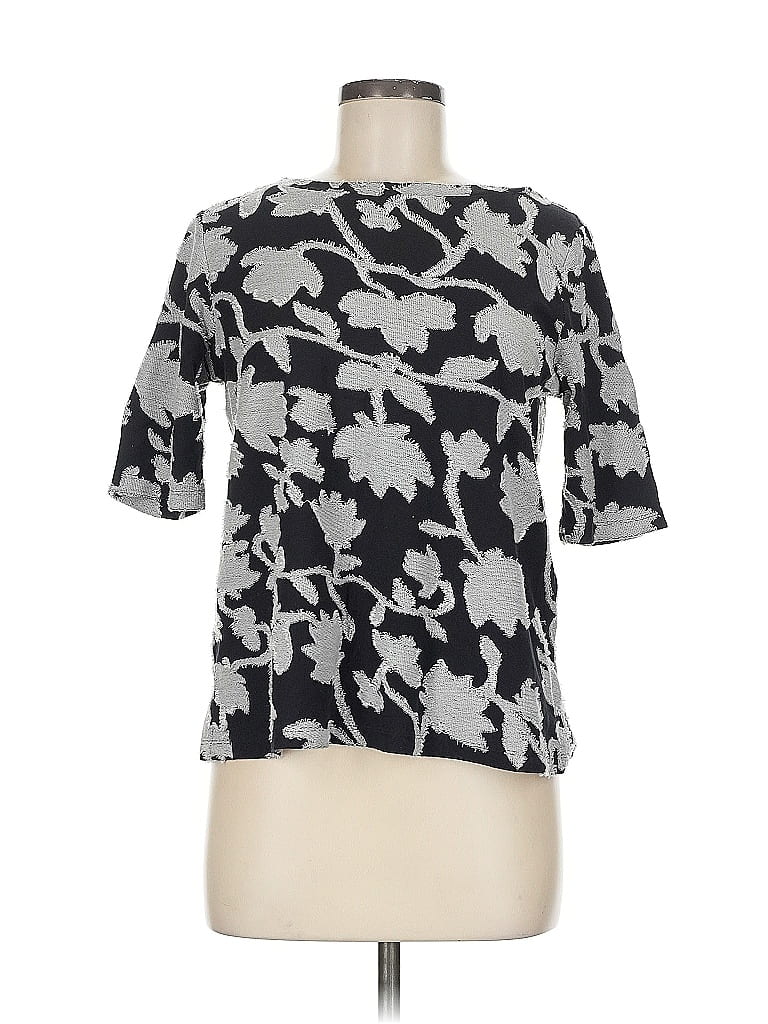 Pre-owned Ann Taylor Loft Outlet 3/4 Sleeve T-shirt In Gray