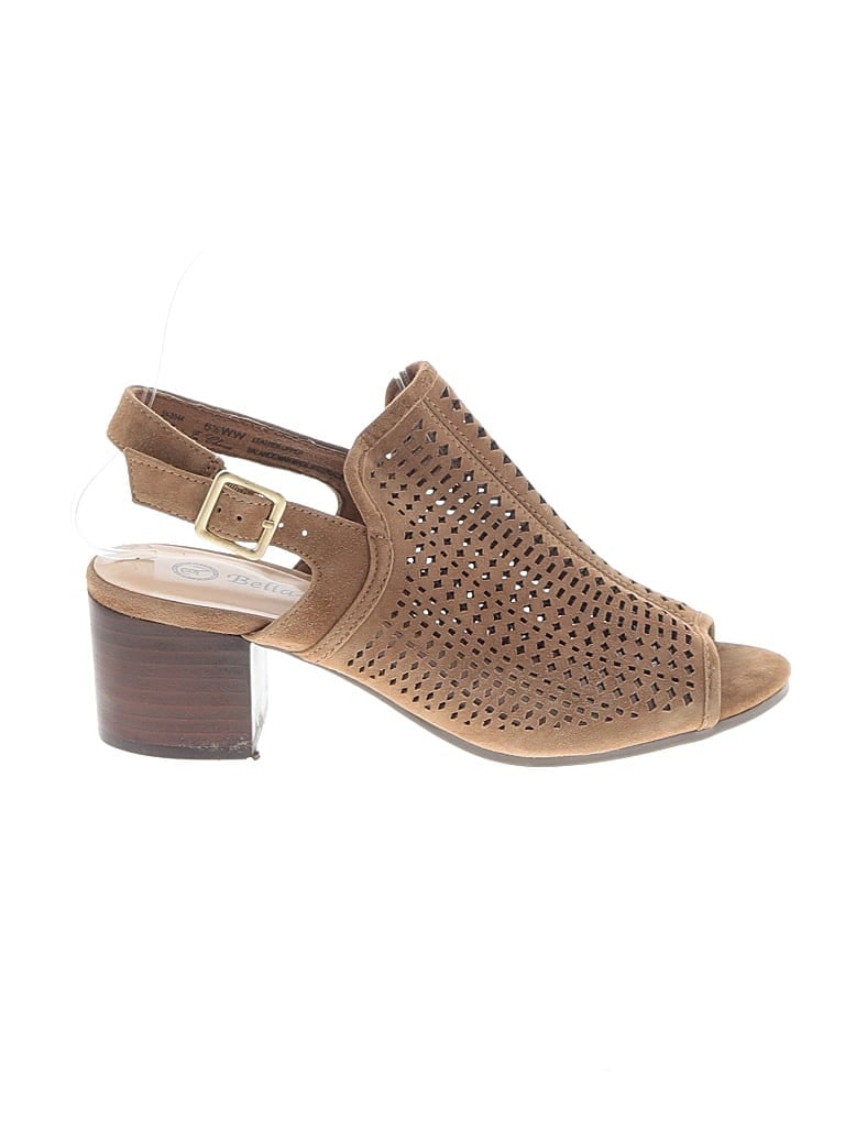 Pre-owned Bella Vita Heels In Brown