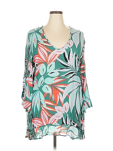 Anne Cole 3/4 Sleeve Blouse (view 1)