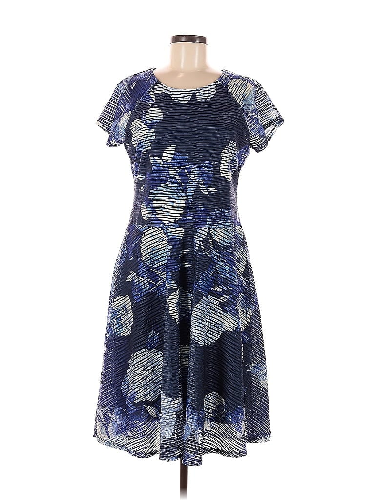 Pre-owned Coldwater Creek Cocktail Dress In Blue