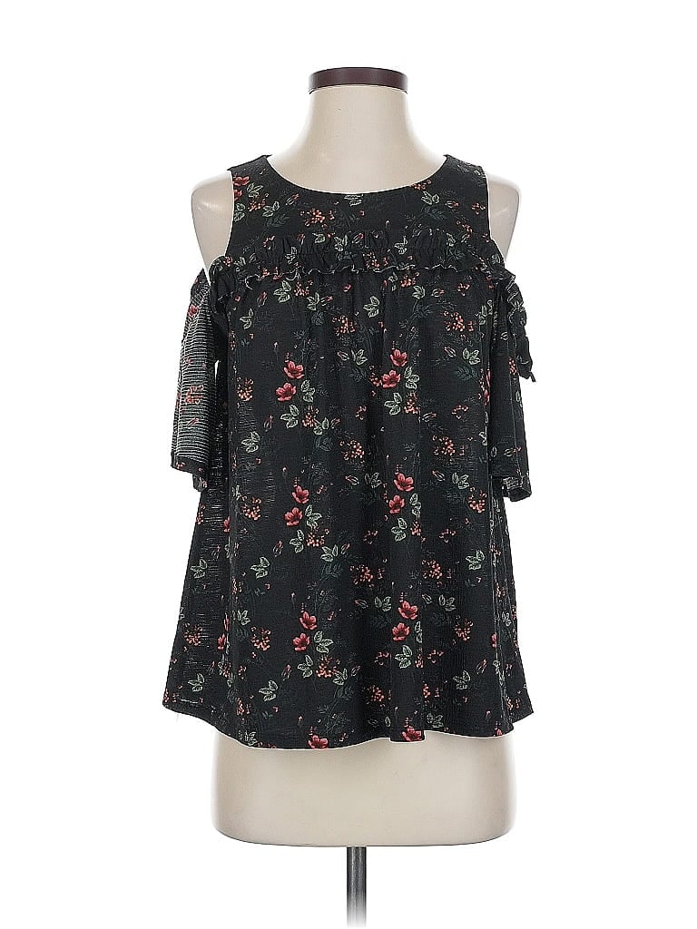 Pre-owned Lc Lauren Conrad Sleeveless Blouse In Black