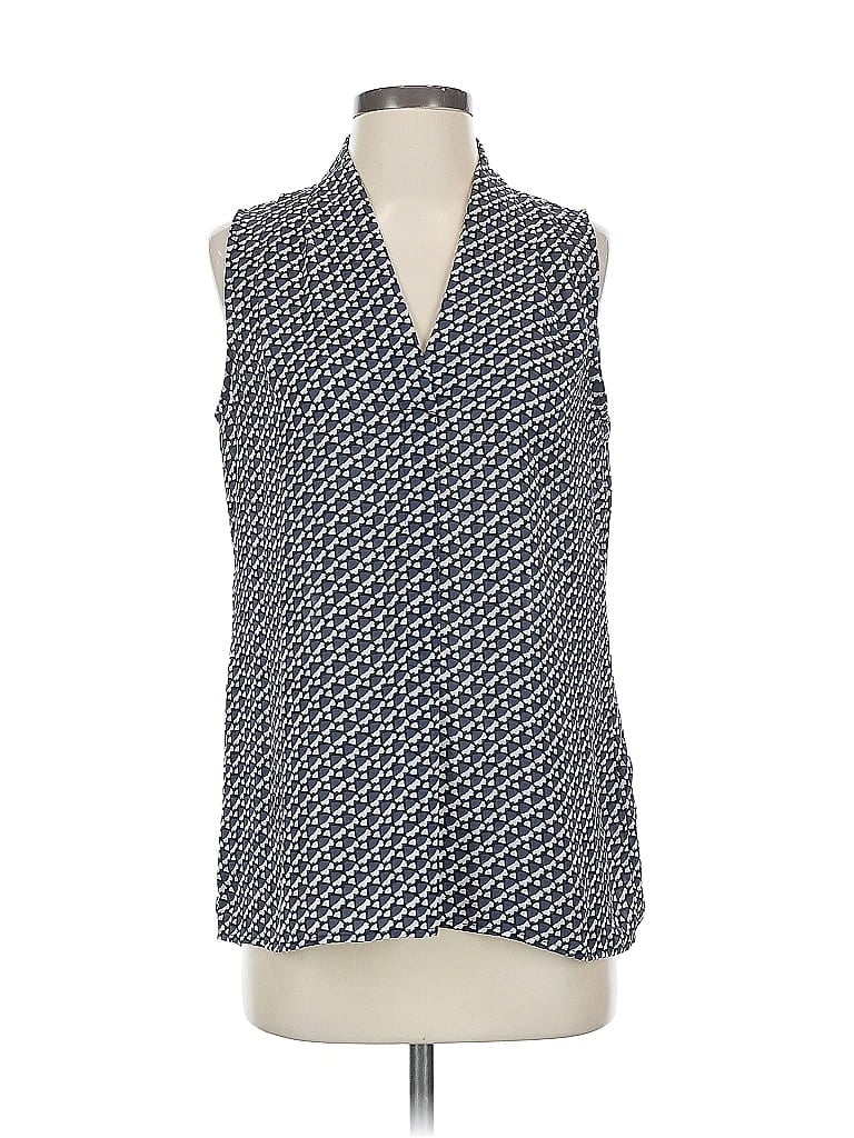 Pre-owned Laundry By Shelli Segal Sleeveless Blouse In Blue