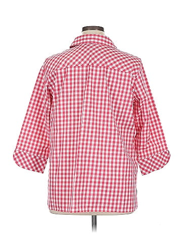Foxcroft 3/4 Sleeve Button-Down Shirt (view 2)