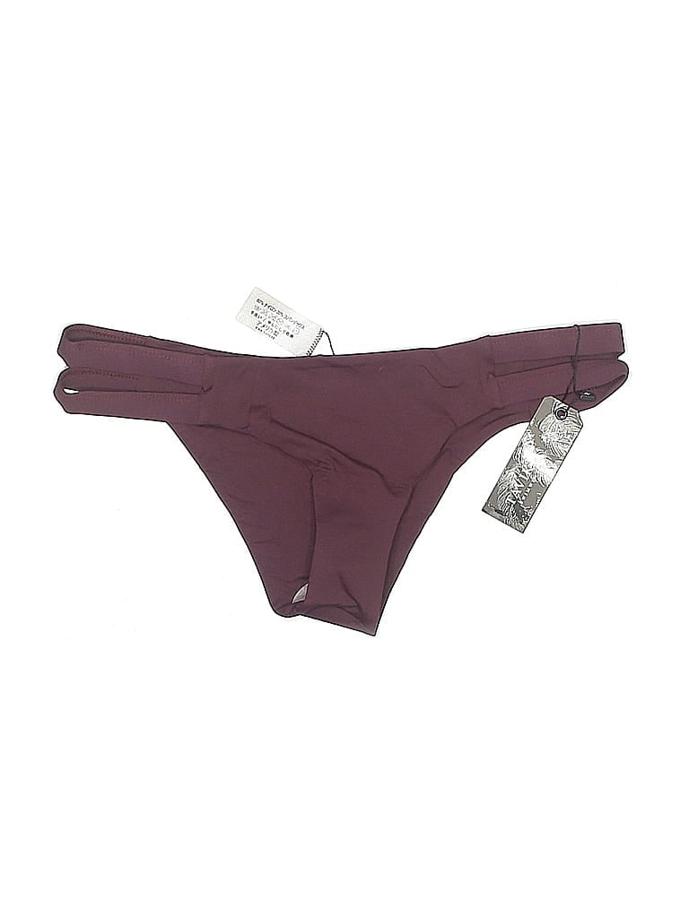 Pre-owned Tavik Swimsuit Bottoms In Burgundy