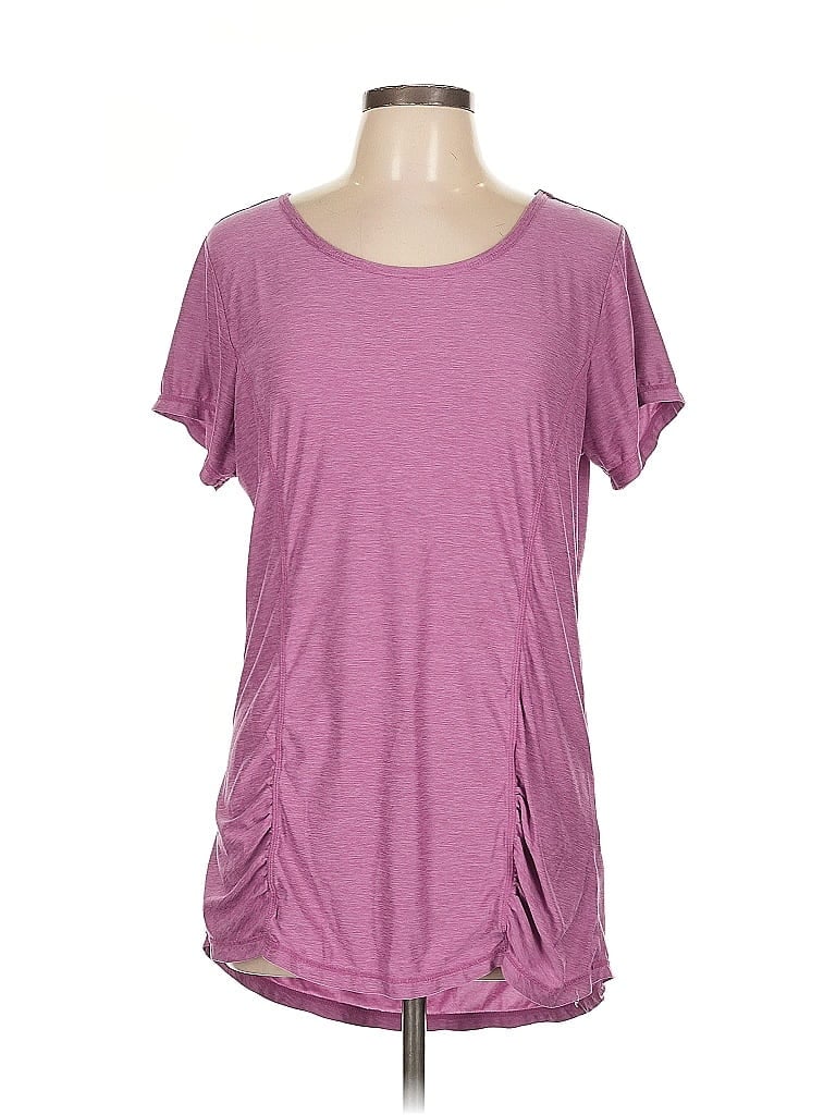 Pre-owned Assorted Brands Active T-shirt In Purple