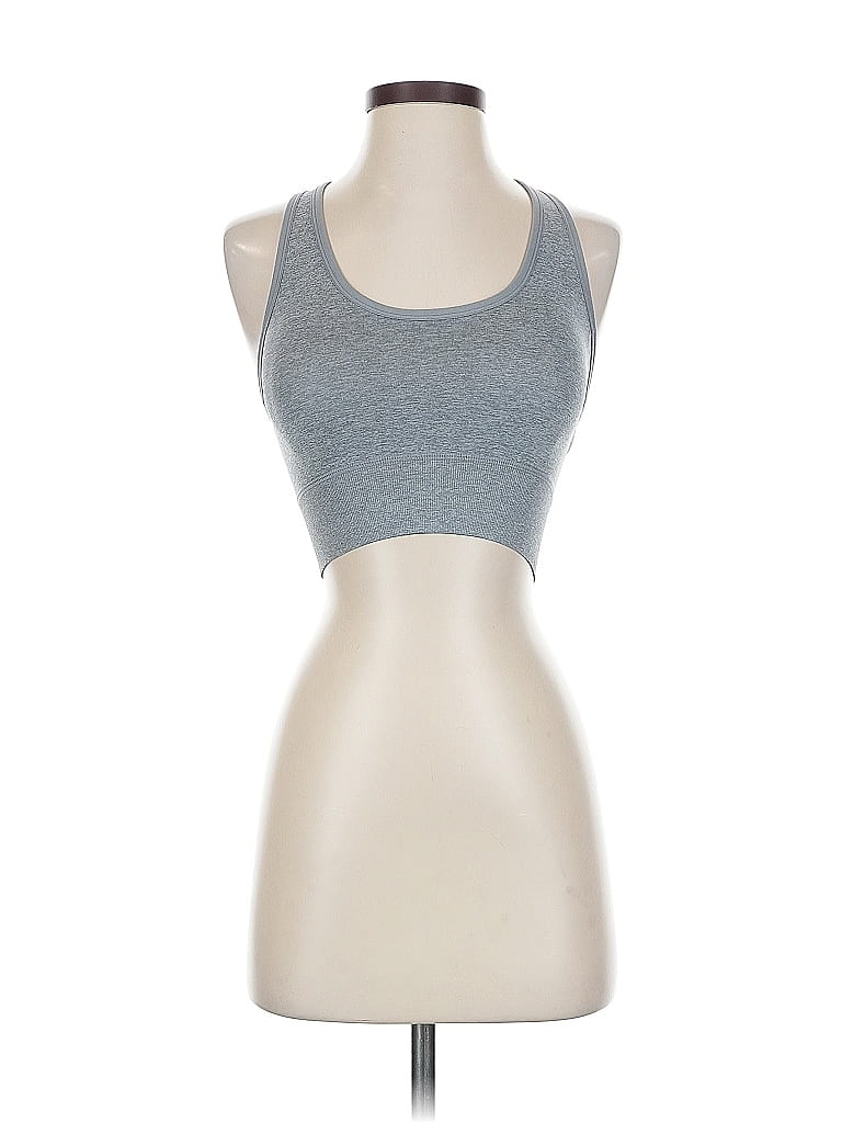 Pre-owned Pro-fit Tank Top Gray Halter Neckline Tops