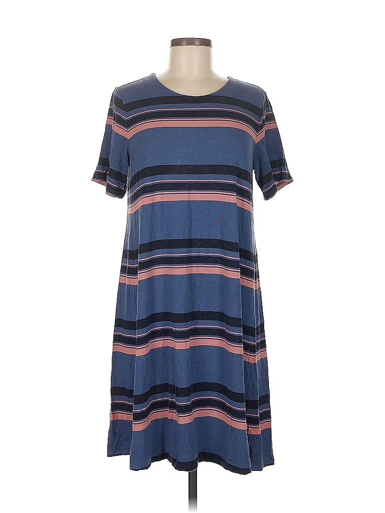 Pre-owned Ann Taylor Loft Outlet Casual Dress In Blue