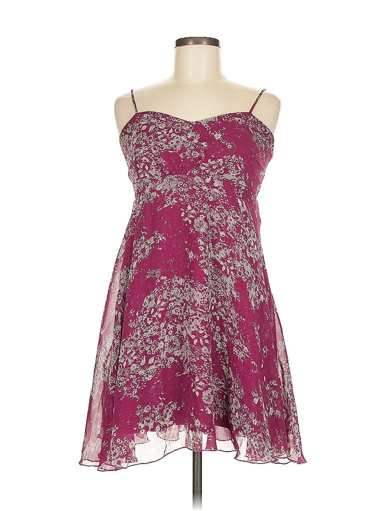 Pre-owned Pins And Needles Cocktail Dress In Burgundy