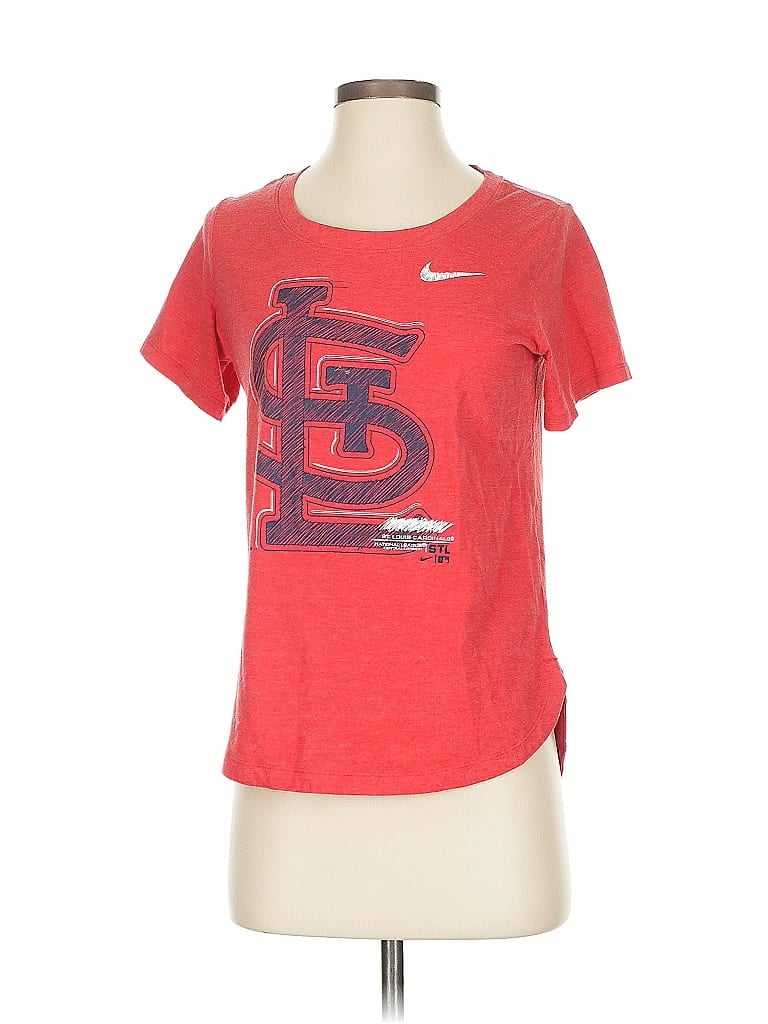 Pre-owned Nike Short Sleeve T-shirt In Red