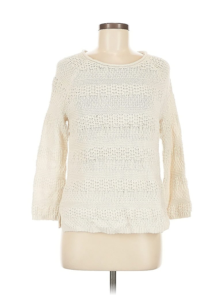 Pre-owned Old Navy Pullover Sweater In White