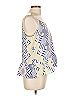E by Eloise 100% Polyester Blue White Sleeveless Blouse Size L - photo 4