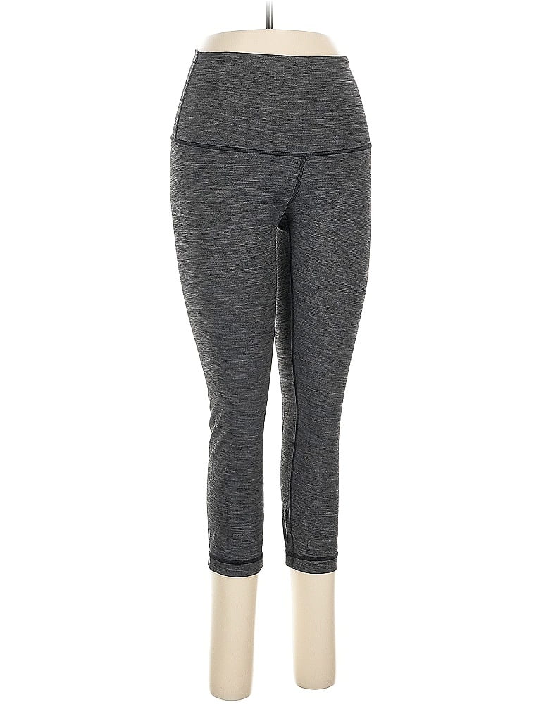 Pre-owned Lululemon Athletica Active Pants In Gray
