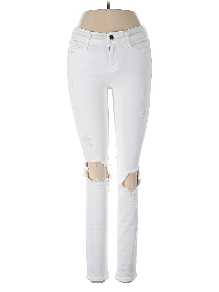 Pre-owned Frame Jeans In White