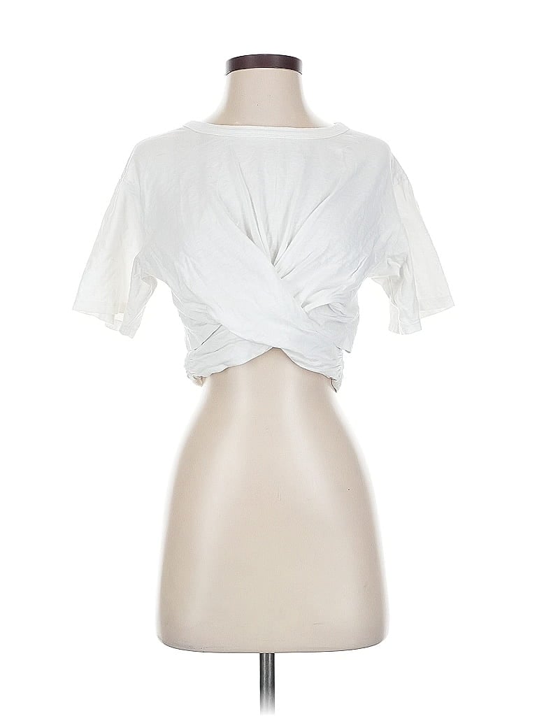 Pre-owned Aerie Short Sleeve T-shirt In White