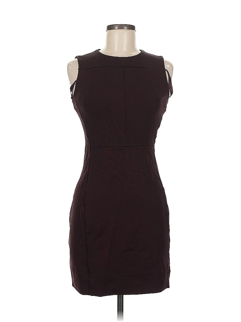 Pre-owned Diane Von Furstenberg Cocktail Dress In Burgundy