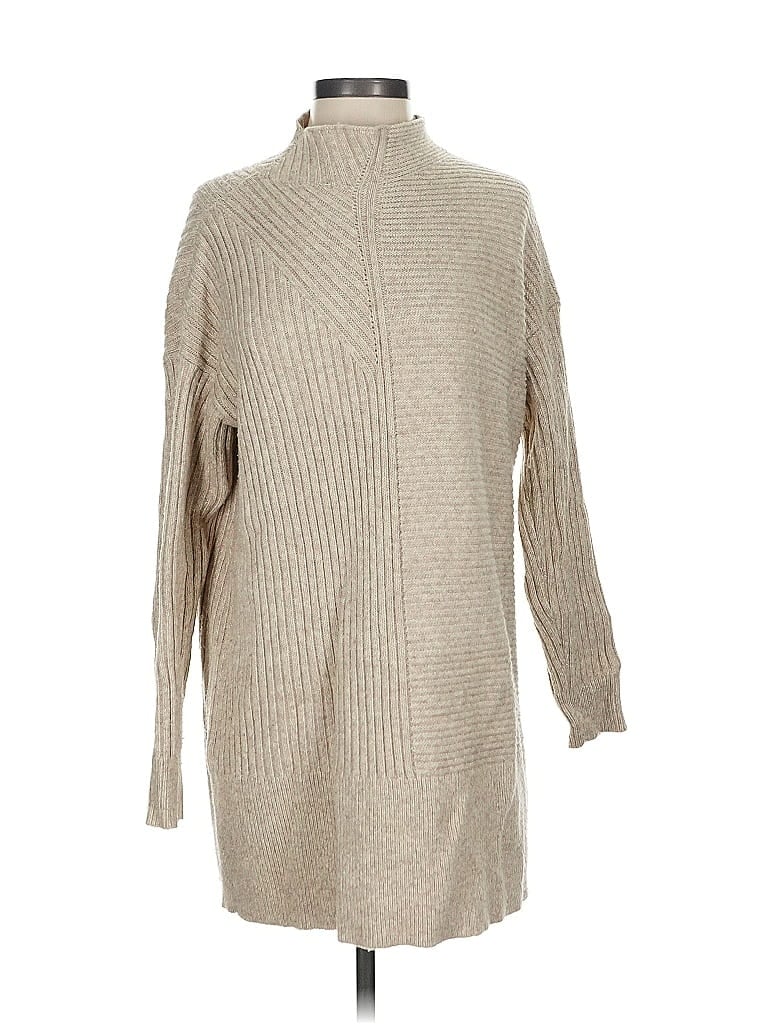 Pre-owned Lou & Grey Turtleneck Sweater In Brown