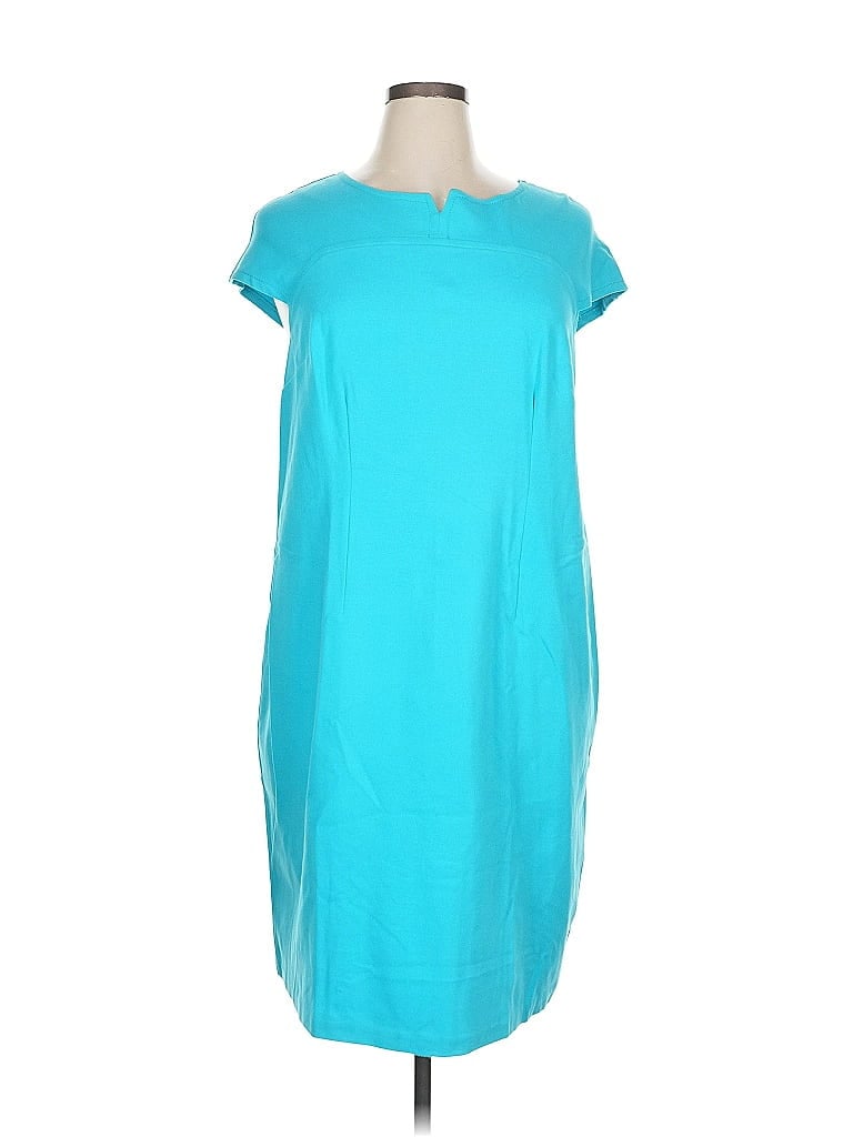 Pre-owned Talbots Casual Dress In Blue