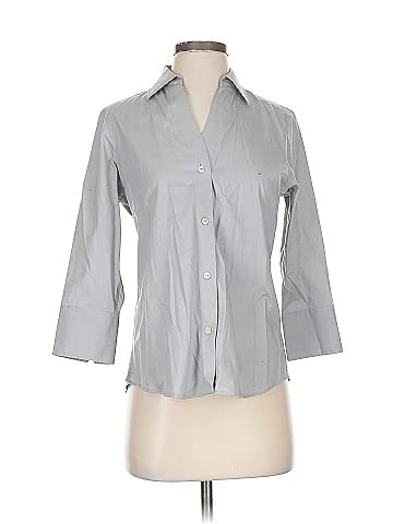 Foxcroft 3/4 Sleeve Button-Down Shirt (view 1)
