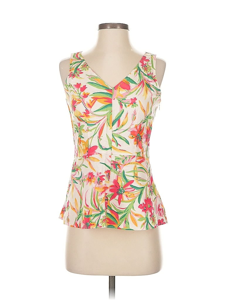 Pre-owned J.crew Factory Store Sleeveless Blouse In Yellow