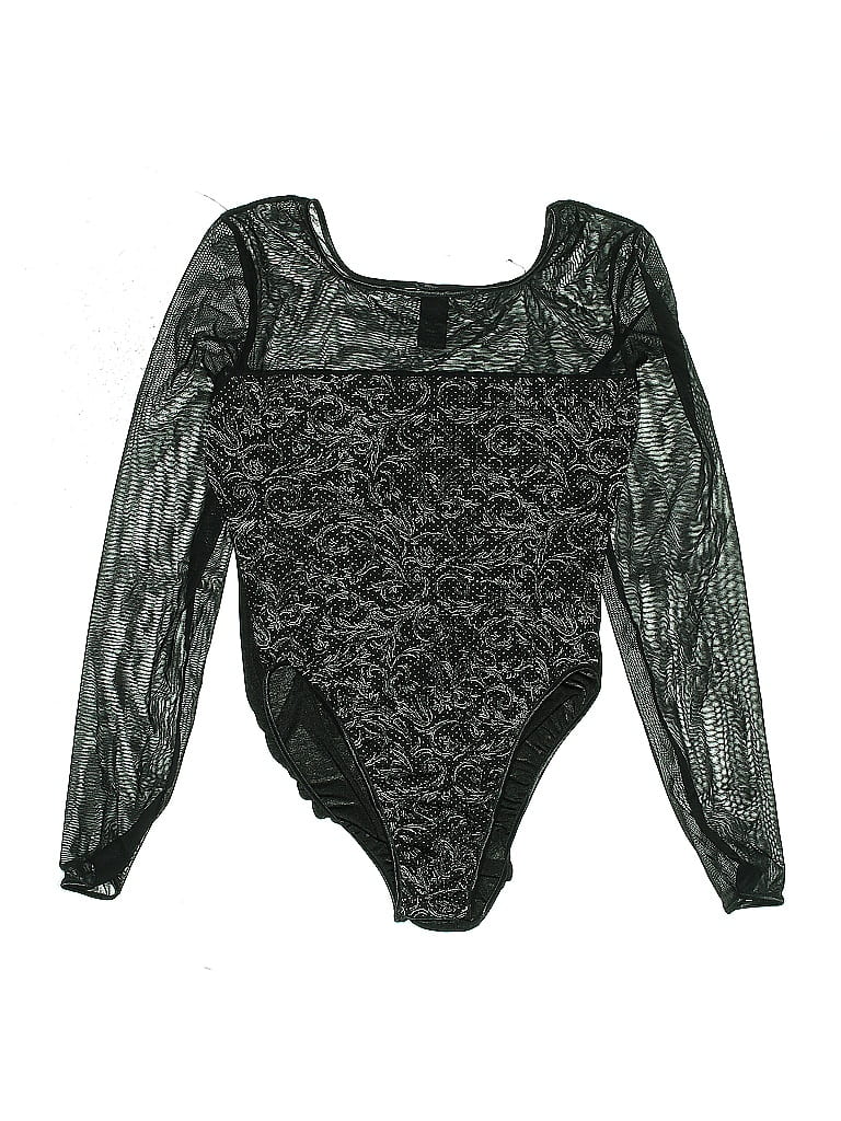 Pre-owned Assorted Brands Bodysuit In Black