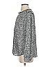 Talbots 100% Polyester Silver Long Sleeve Polo Size S - photo 5