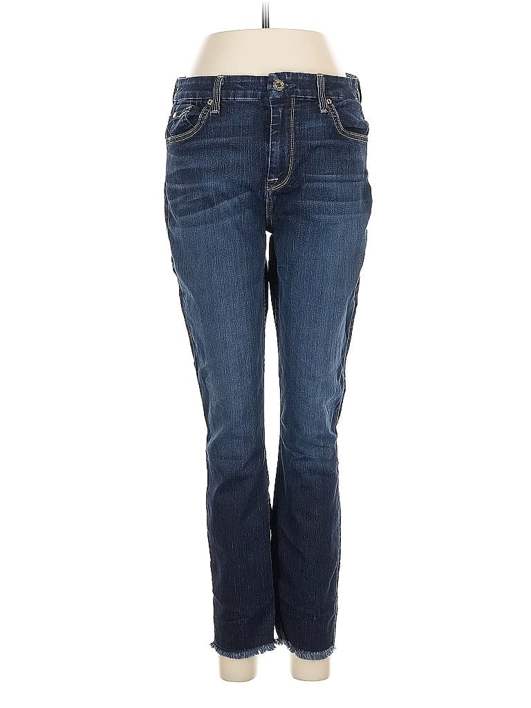 Pre-owned 7 For All Mankind Jeans In Blue