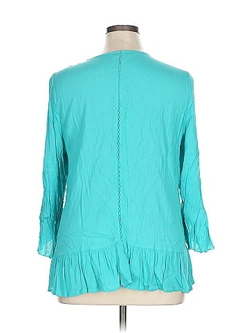 One World 3/4 Sleeve Blouse (view 2)