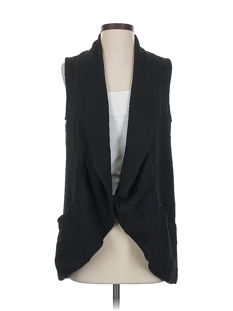 Pre-owned Rachel Zoe Vest In Black