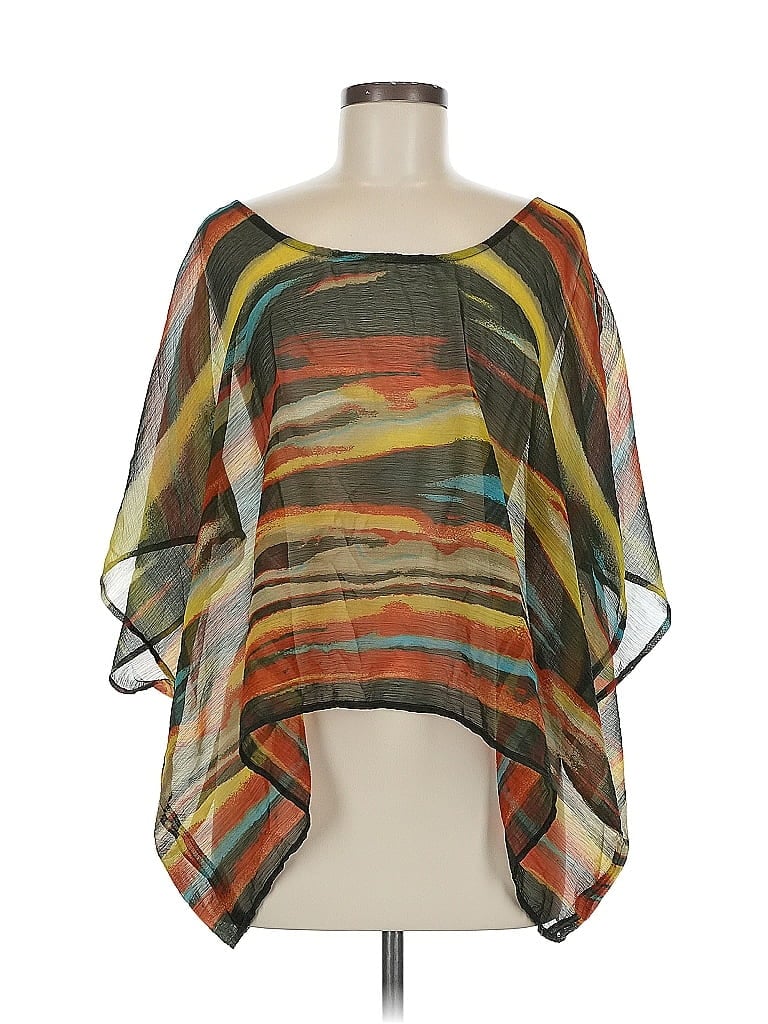 Pre-owned Jessica Simpson 3/4 Sleeve Blouse In Brown