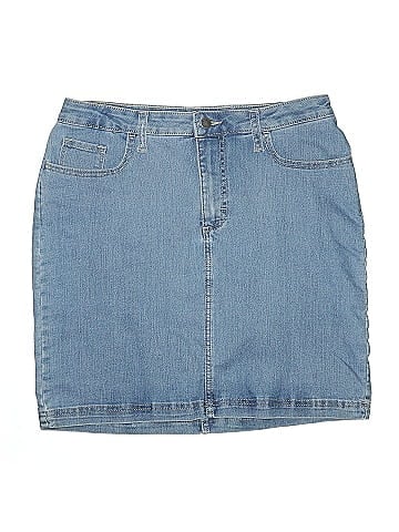 Riders by Lee Denim Skirt (view 1)