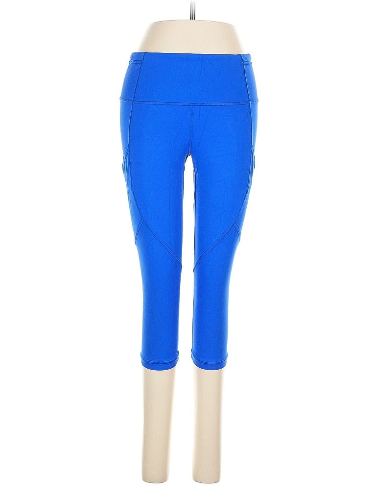 Pre-owned Lululemon Athletica Active Pants In Blue