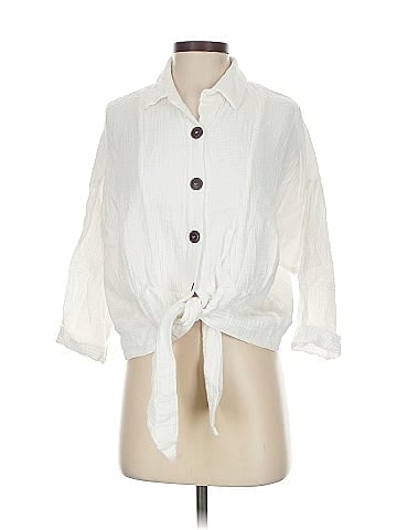 Free People 3/4 Sleeve Button-Down Shirt (view 1)