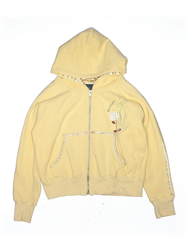 Pre-owned Assorted Brands Kids' Zip Up Hoodie In Yellow