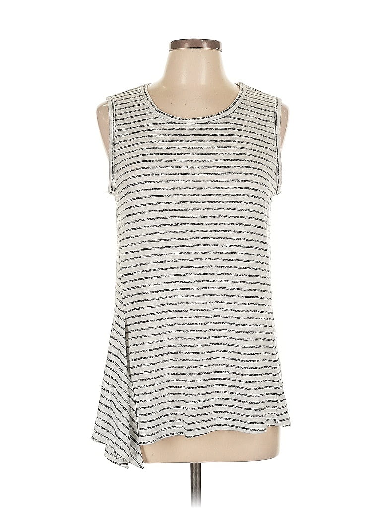 Pre-owned Bobeau Sleeveless T-shirt In Silver